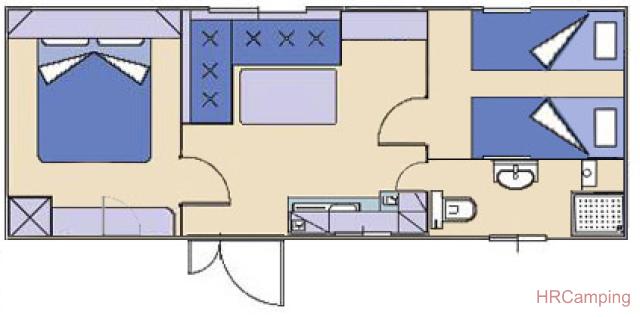 Camp Palme *** 2+2B Mobilhomes
